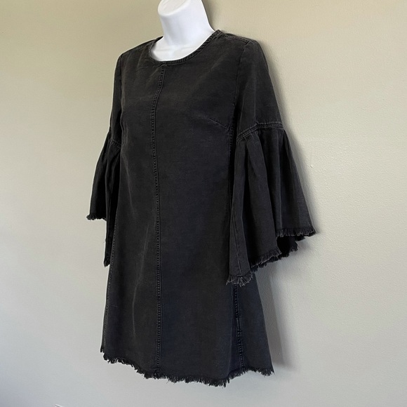 Free People Reckless Life Denim Dress NWT - Picture 6 of 9